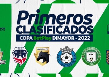 Clasificados Copa BetpLAY dimayor 2022