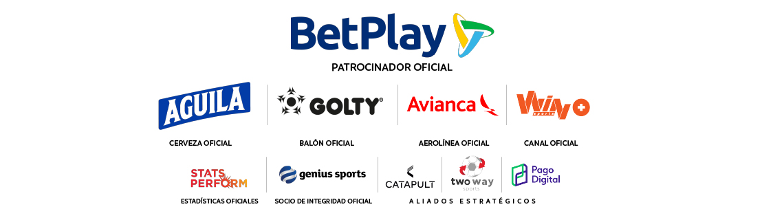 Aliados y patrocinadores del Fútbol Profesional Colombiano