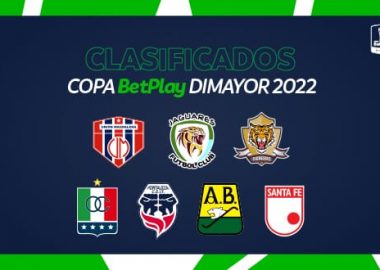 Clasificados Octavos de Final Copa BetPlay DIMAYOR 2022