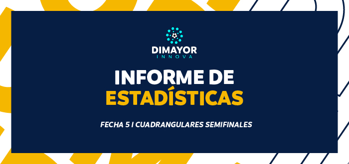 Informe estadísticas fecha 5 Liga BetPlay DIMAYOR I-2022